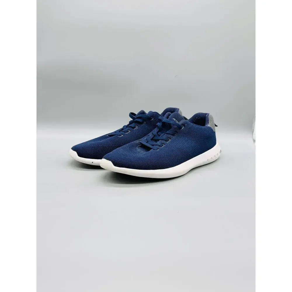 Peter Millar Shoes Mens 10 Blue Knit Hyperlight Glide Walking Athletic Sneakers